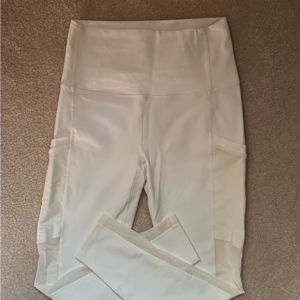 Fabletics Cream Leggings